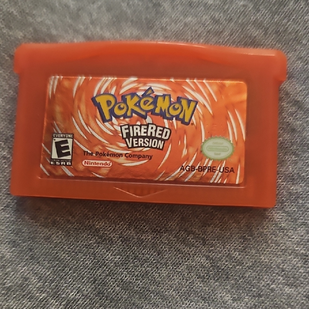 Nintendo Pokémon FireRed Version Game Cartridge - Orange